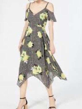 I.N.C.International gingham bouquet dress - size 6